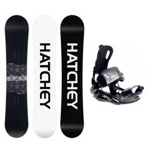 Hatchey Tribal snowboard + SP FT270 black vázání - 150 cm + S (EU 36-39), white