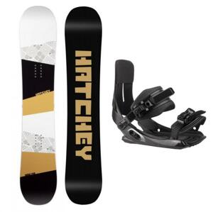 Hatchey Wild snowboard + SP Rage MP 180 vázání - 143 cm + white (EU 39-46)