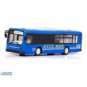 Městský autobus s otevíracími dveřmi 33cm modrý