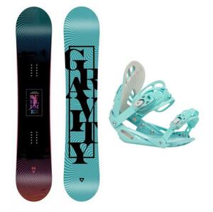 Gravity Sublime 20/21 dámský snowboard + Gravity G1 Lady mint 20/21 vázání - 142 cm + L (EU 42,5-43)