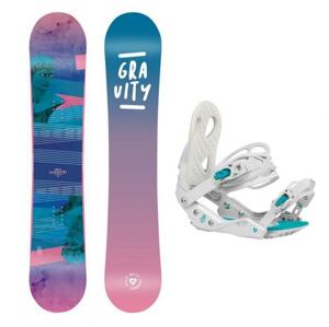 Gravity Voayer 20/21 dámský snowboard + Gravity G2 Lady white 20/21 vázání - 142 cm + M (EU 38-42)