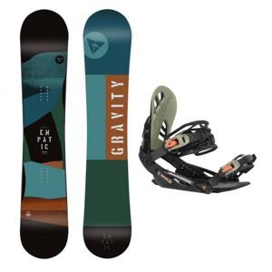 Gravity Empatic 20/21 snowboard + Gravity G1 black/chilli/pepper vázání - 148 cm + M (EU 39,5-41,5)