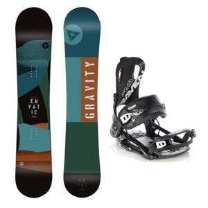 Gravity Empatic 20/21 snowboard + Raven Fastec FT 270 black vázání - 148 cm + L (EU 42-44)