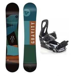 Gravity Empatic 20/21 snowboard + Raven S200 black vázání - 151 cm + M/L (EU 40-47)