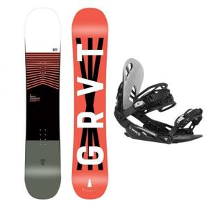 Gravity Madball 21/22 pánský snowboard + Gravity G1 black/light grey vázání + nářadí zdarma - 161 cm + L (EU 42-48)