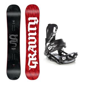Gravity Silent 20/21 pánský snowboard + Raven Fastec FT 270 black vázání - 159 cm + L (EU 42-44)