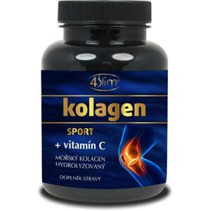 4Slim Mořský hydrolyzovaný kolagen + vitamín C 380 mg 90 kapslí