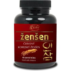 4Slim Červený korejský ženšen 500 mg 90 kapslí
