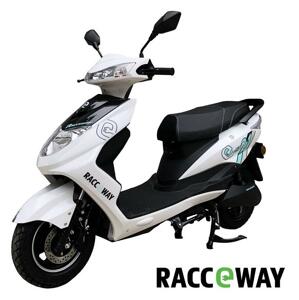 RACCEWAY Elektrický motocykl City 21 bílý + držák zdarma + sleva 1000,- na příslušenství - 1500