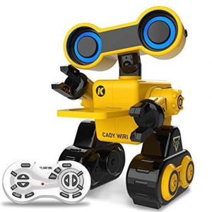 Cady WIRI R13 RC Robot 2.4 GHz, mluví anglicky, znalosti z vědy, tanec a zpěv, RTR, žlutý