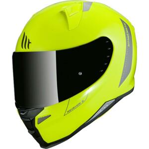 MT Helmets Integrální přilba na motorku Revenge 2 Solid fluo žlutá + sleva 300,- na příslušenství - S: 55-56 cm