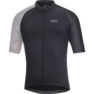 Gore C5 Optiline Jersey - black/white M - černý