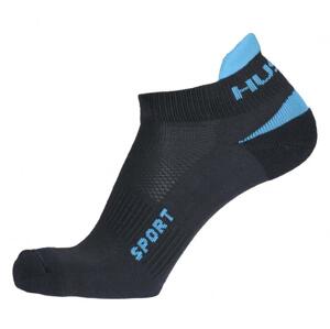 Husky Sport antracit/tyrkysové ponožky - L (41-44)