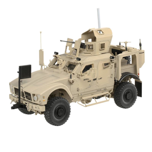 Oshkosh US M-ATV 2WD MRAP 1:16, maketa, proporcionální, LED, zvuk, otočná střílna