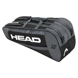 Head Core 6R Combi 2021 taška na rakety - černá-bílá