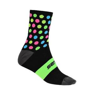 Sensor ponožky Dots Černá/multi - 9/11