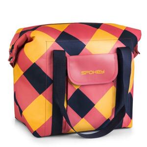 Spokey SAN REMO Termo taška, růžovo-modro-žlutá, 52 x 20 x 40 cm