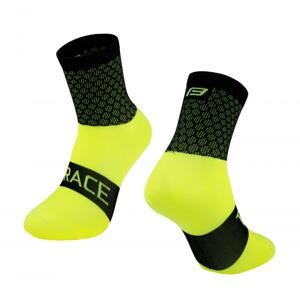 Force ponožky TRACE černo-fluo - L-XL/42-47