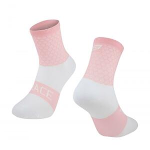 Force ponožky TRACE růžovo-bílé - L-XL/42-47