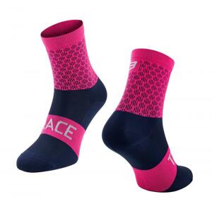 Force ponožky TRACE růžovo-modré - L-XL/42-47