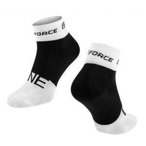 Force Ponožky ONE bílo-černé - bílo-černé L-XL/42-47