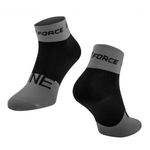 Force Ponožky ONE šedo-černé - šedo-černé S-M/36-41
