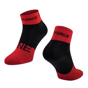 Force Ponožky ONE červeno-černé - červeno-černé S-M/36-41