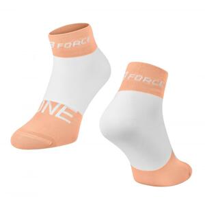 Force Ponožky ONE oranžovo-bílé - L-XL/42-47