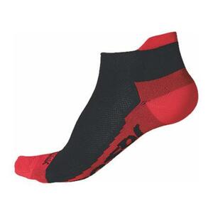 Sensor ponožky Race Coolmax Invisible Černá/červená - 6/8