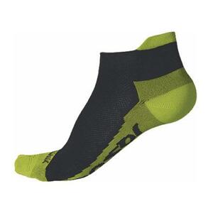Sensor ponožky Race Coolmax Invisible Černá/limetka - 3/5
