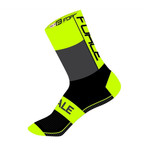 Force ponožky HALE, FLUO-ČERNO-ŠEDÉ - fluo-černo-šedé L-XL/42-47