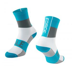 Force ponožky HALE, MODRO-ŠEDO-BÍLÉ - modro-šedo-bílé S-M/36-41