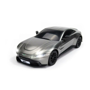 Aston Martin VANTAGE, licencovaný model 1:24, LED, 100% RTR stříbrný