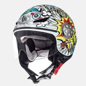 MT Helmets Dětská přilba na motorku otevřená Urban Street Art - S: 49-50 cm