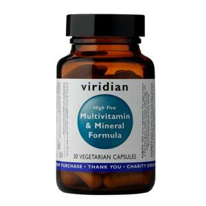 Viridian High Five Multivitamin Mineral Formula (Natural multivitamín pro každý den) 30 kapslí