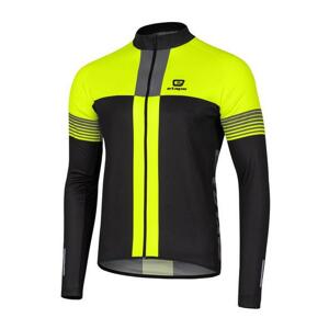 Etape Comfort cyklistický dres - L - černá-žlutá