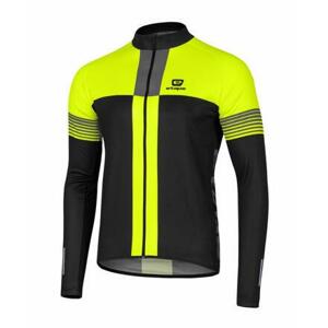 Etape Comfort cyklistický dres černá-žlutá - XL