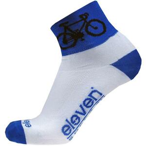 Eleven Howa ROAD bílé/modré cyklistické ponožky - M (UK 5-7)