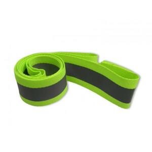 Sedco Reflexní pásek textilní se suchým zipem 135x4cm - neonová žlutá
