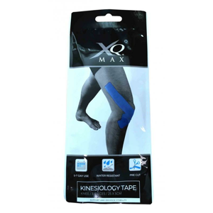Xq Max Kinesiology Knee Tape - Tejpovací páska koleno 25x5 cm - 3ks - Modrá