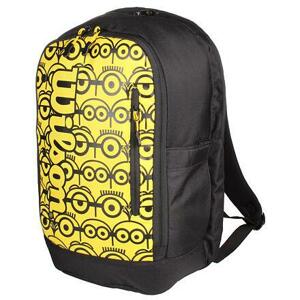 Wilson Minions Tour Backpack sportovní batoh černá-žlutá