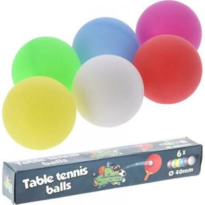 Sedco Míčky na stolní tenis barevné 6ks