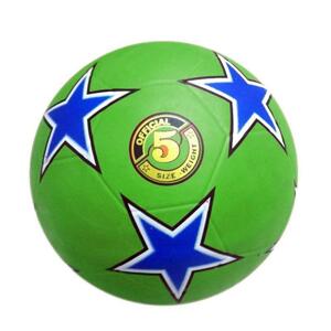 Sedco Fotbalový míč kopaná RUBBER STAR - 5 - Zelený