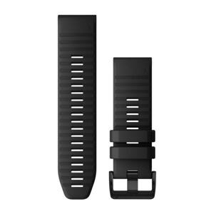 Garmin Řemínek pro fenix6X QuickFit 26, silikonový, černý, černá přezka