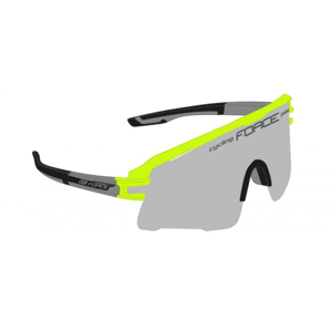 Force AMBIENT fluo-šedé, fotochrom. skla cyklistické brýle