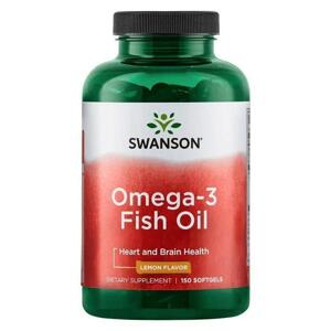 Swanson Omega 3 (rybí olej) 150 kapslí - citron