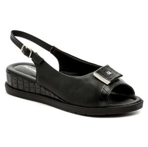 Piccadilly 458011-3 černé dámské sandály na klínku - EU 37