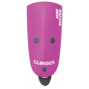 Globber Mini Buzzer Deep Pink zvonek + světlo