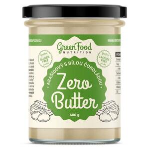 GreenFood Zero Butter Arašídový krém s bílou čokoládou 400 g