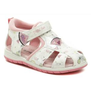 Sprox 524351 stříbrno růžové dívčí sandálky - EU 22